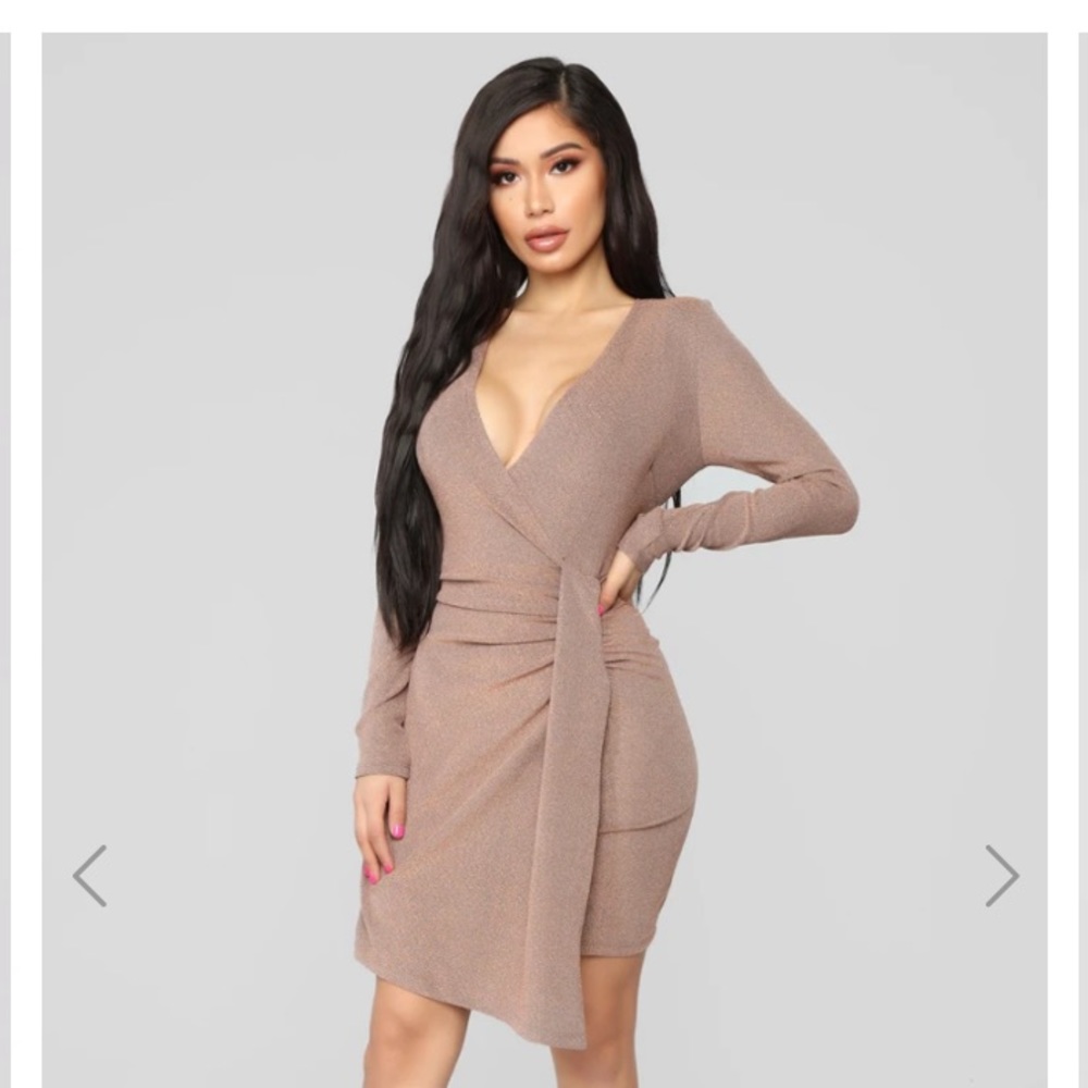 Insane Kind of Love Surplice Dress